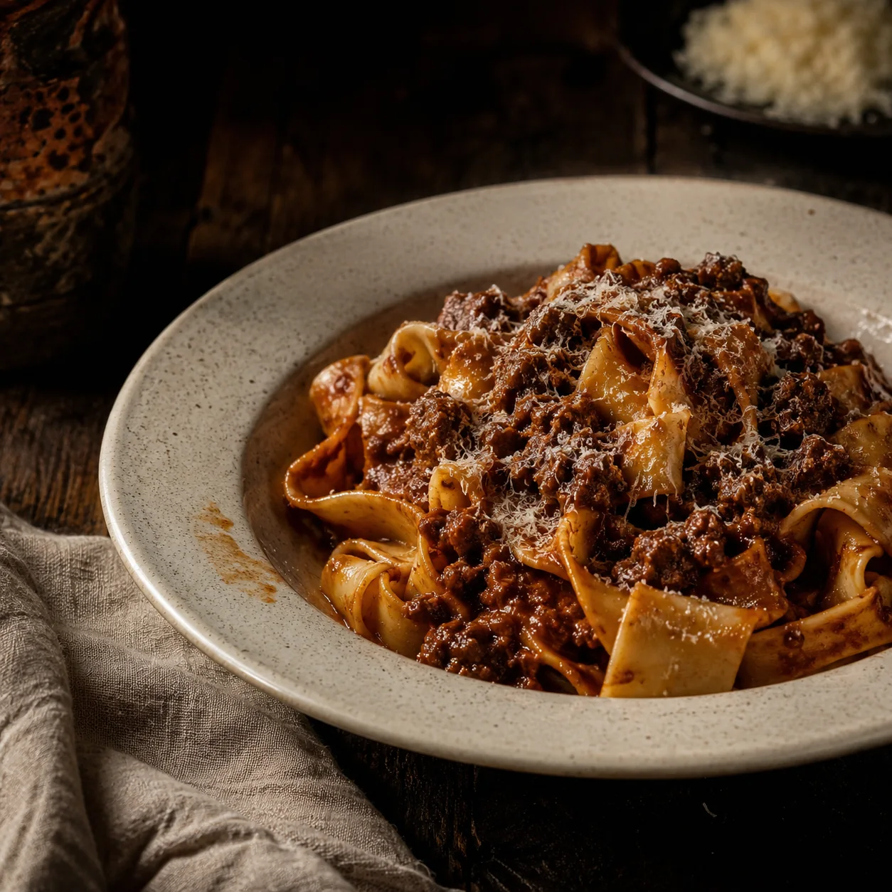 Pappardelle s hovädzím ragú