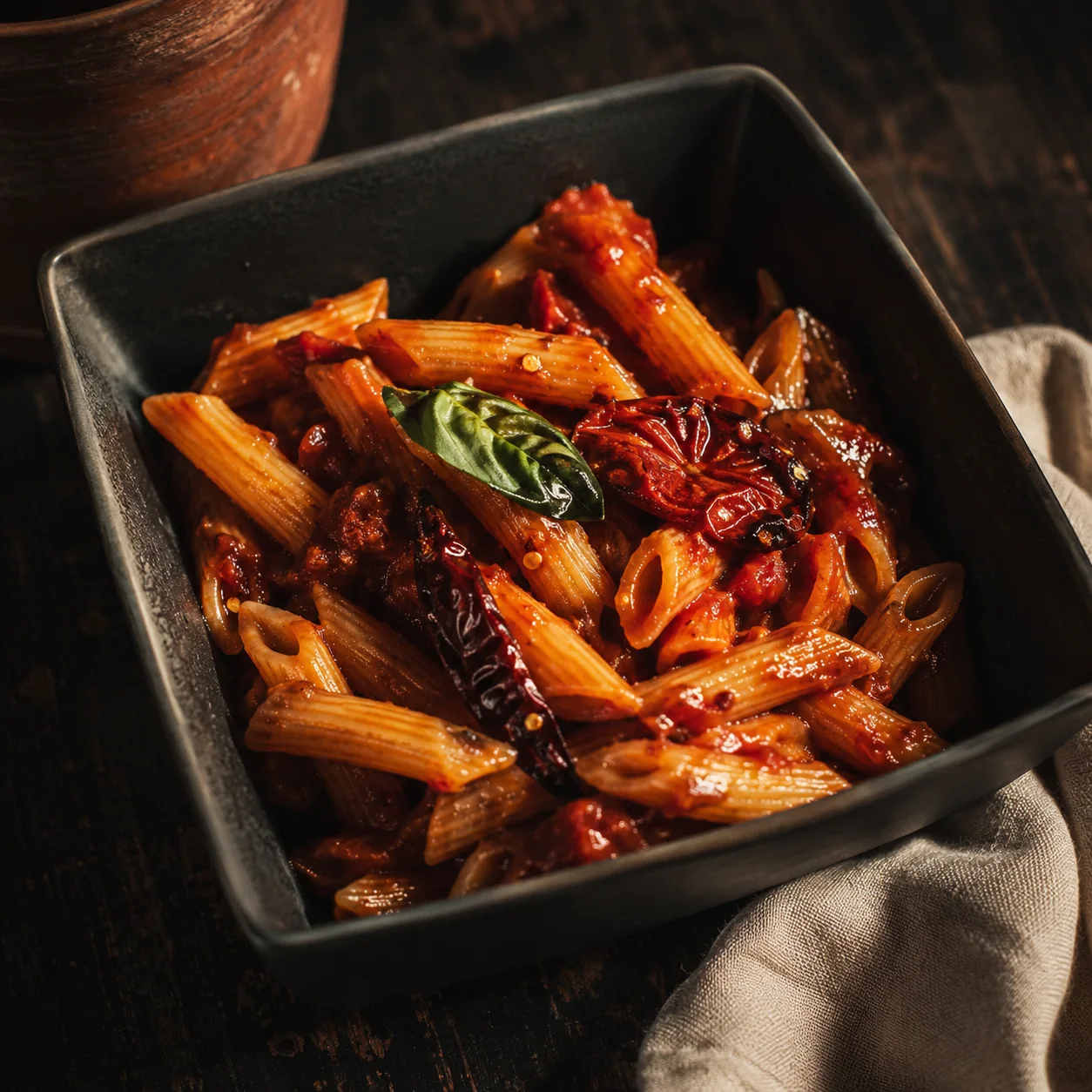 Penne all arrabbiata